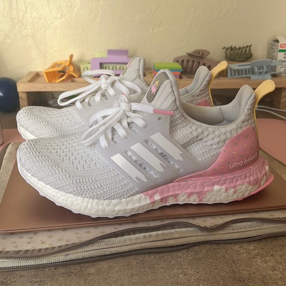 Pink Ice cream drip DNA ultraboosts (rare)